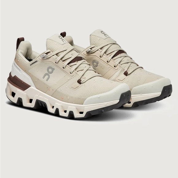On Running Shoes - ON Cloudwander Waterproof  women size 9.5 
COLOR: SAND | IVORY $ 170